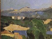 Paul Cezanne Mountain Sweden oil painting artist